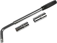 Dorman 711-900 1/2 Inch Drive Lug Wrench Universal Fit with Deep Sockets, Extending Arm & Pouch