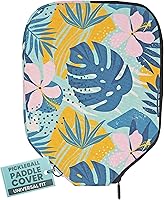 Vista 16 de Palms-O-Aces Pickleball Paddle Cover Canvas Padded Pickleball Paddles Sleeve with Zipper Lightweight Protective Paddle Case for Standard Paddles