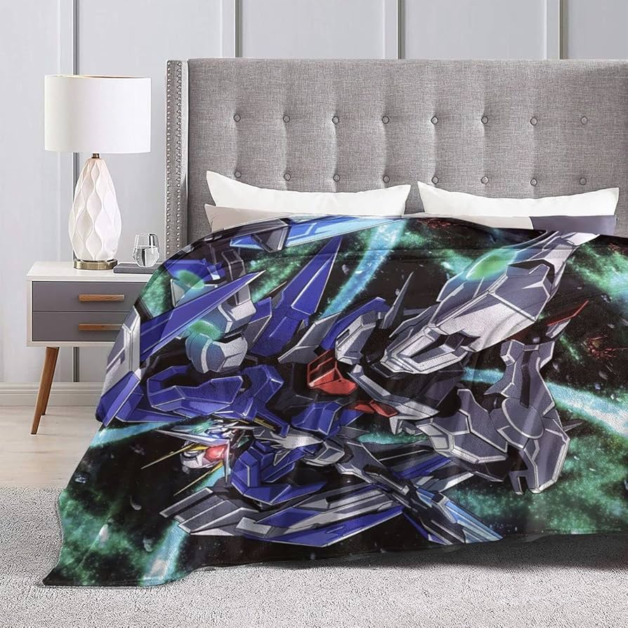 Amazon｜毛布 機動戦士ガンダム ブランケット 多機能 薄手 耐久