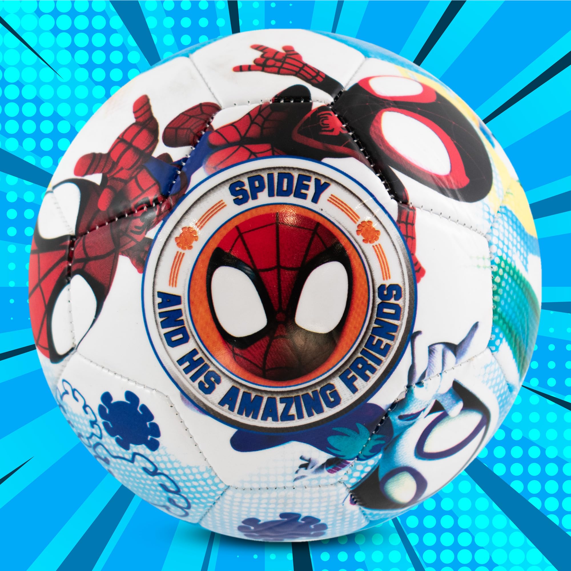 Hy-Pro Spiderman Fußball Größe 5 - Offiziell Lizenziert Marvel Design - Für Training & Spiele