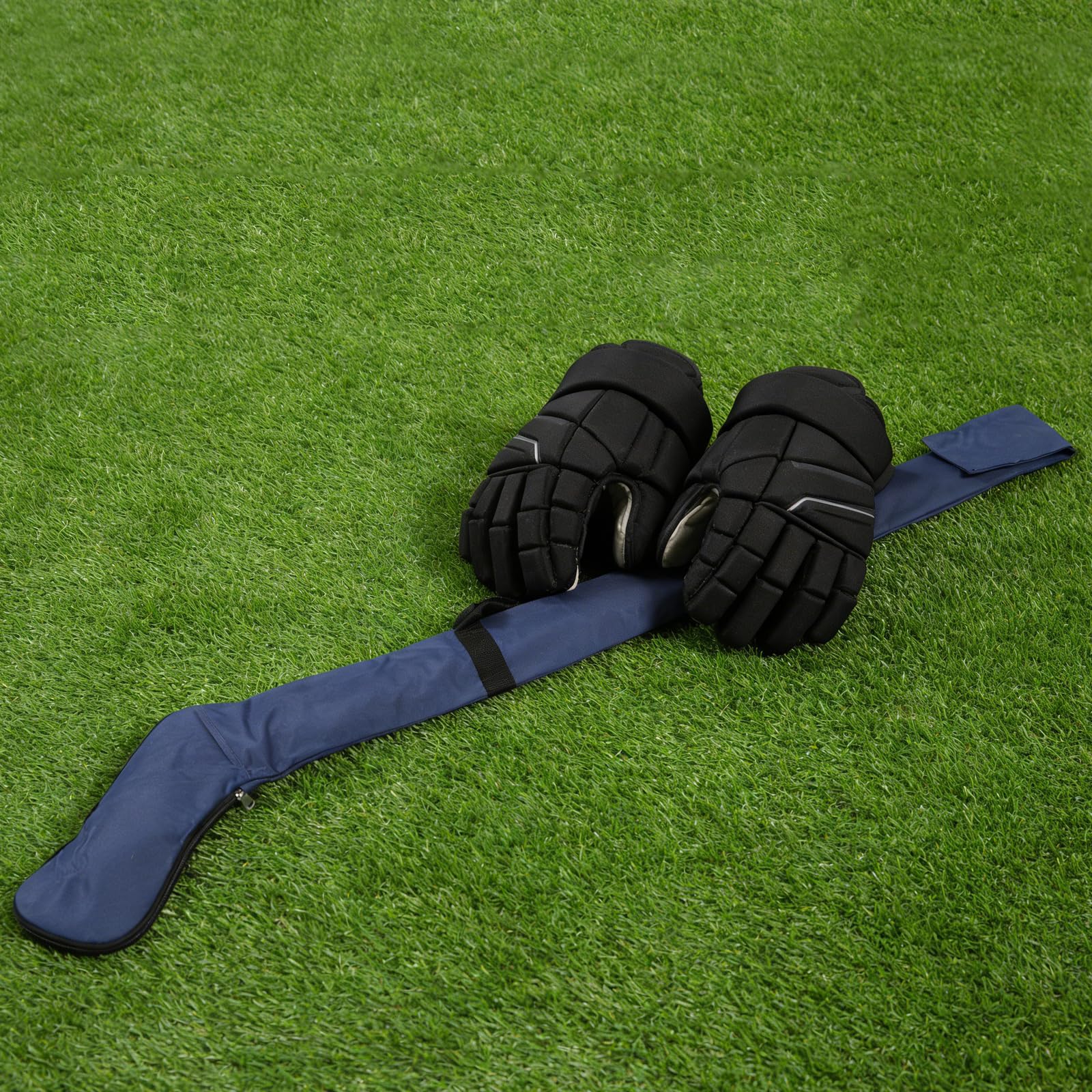 VICASKY Borsa Porta Mazza da Hockey su Ghiaccio in Poliestere, Borsa Compatta e Resistente Tracolla Imbottita, Custodia Multi-stick per Trasporto Attrezzatura Outdoor e Indoor