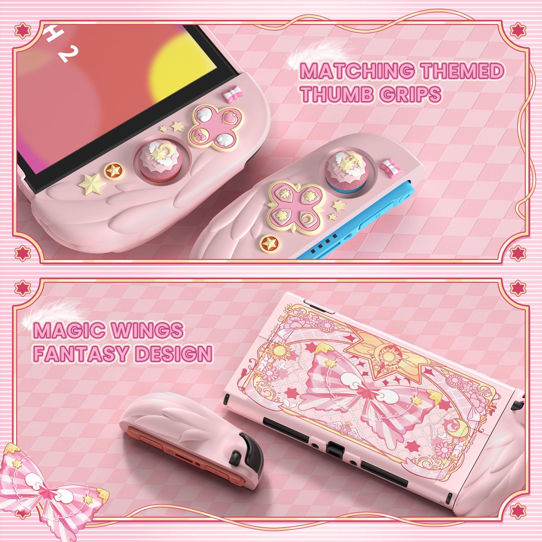 playvital Magic Wings und Cherry Blossoms Kitten Set für Nintendo Switch 2