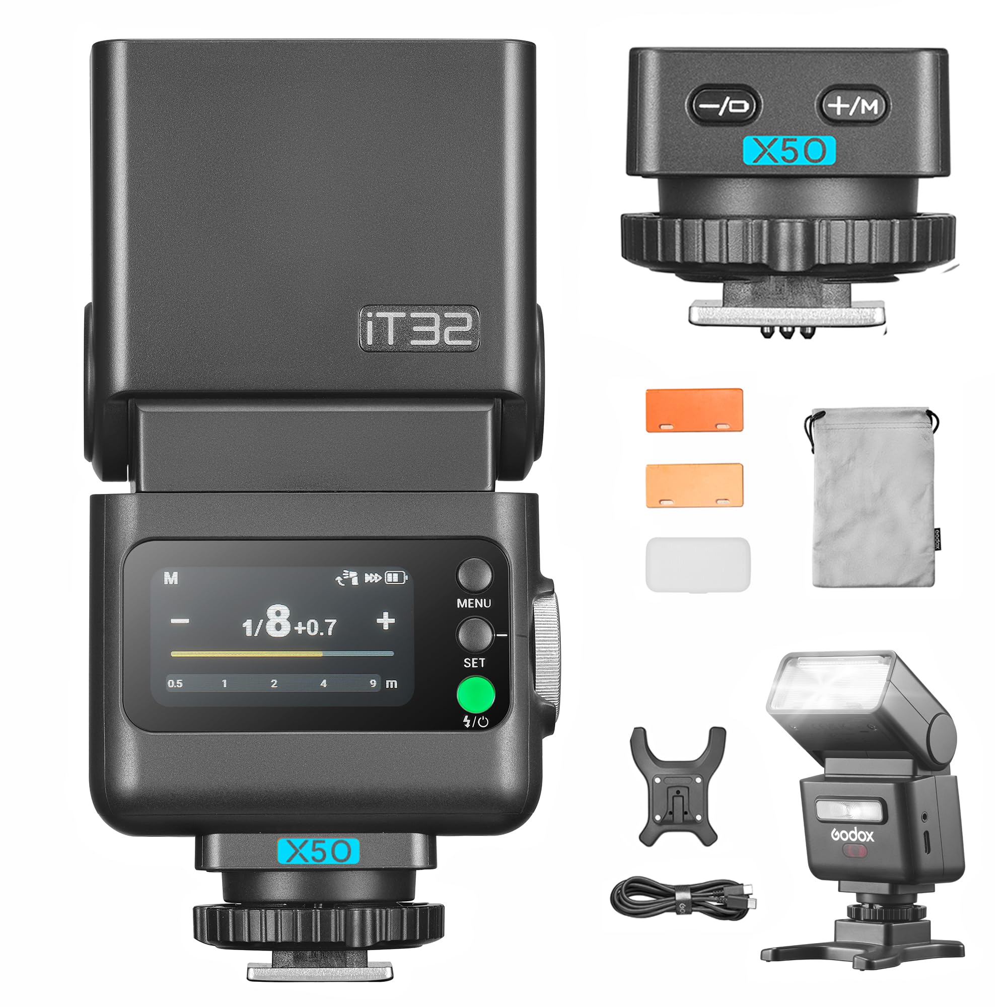 Amazon | GODOX iT32 TTL フラッシュ+X5ワイヤレストリガー