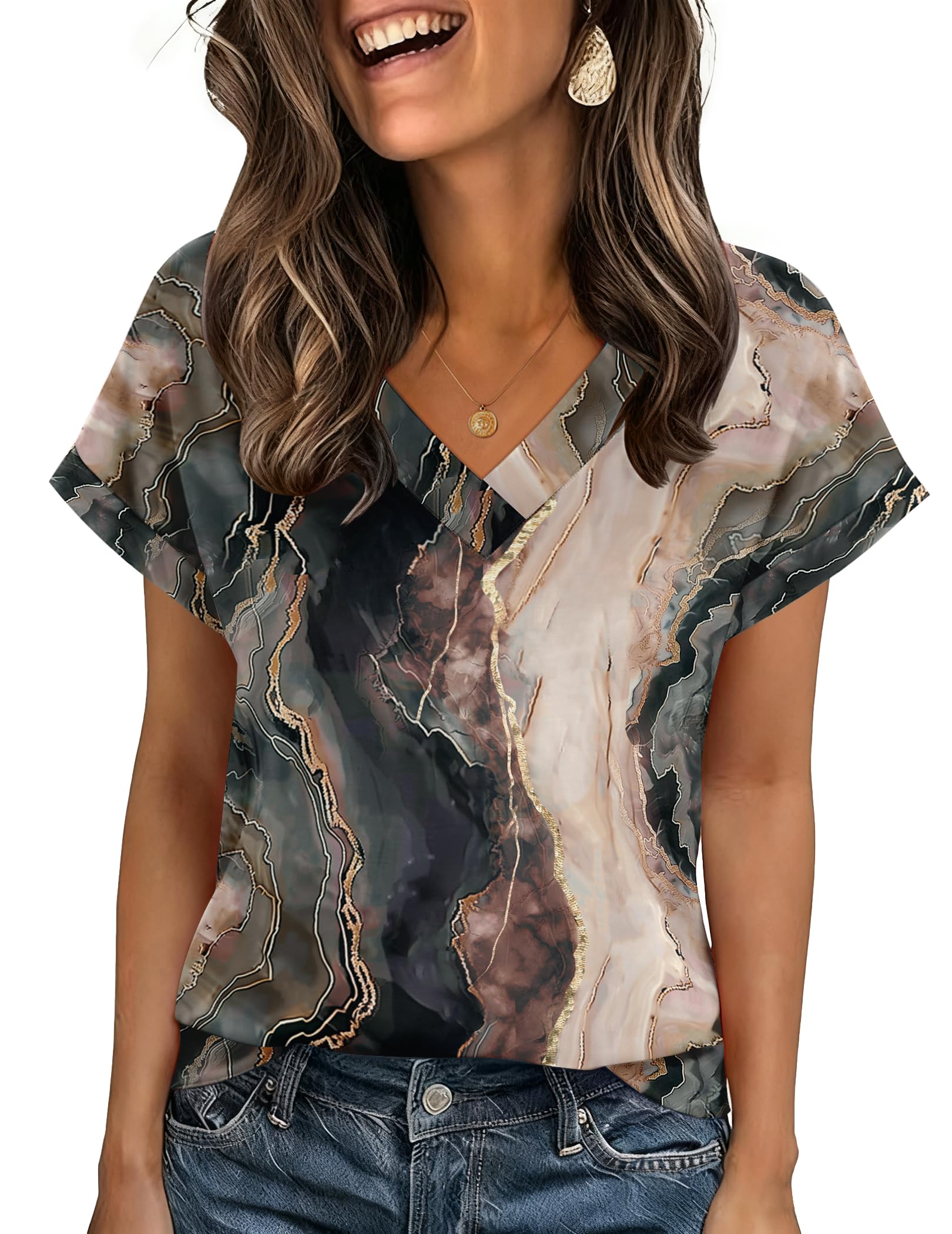 Locker.Ink | 24 Must-Have Women's Summer Tops for a Stylish 2026 Zeagoo Rolled Tee