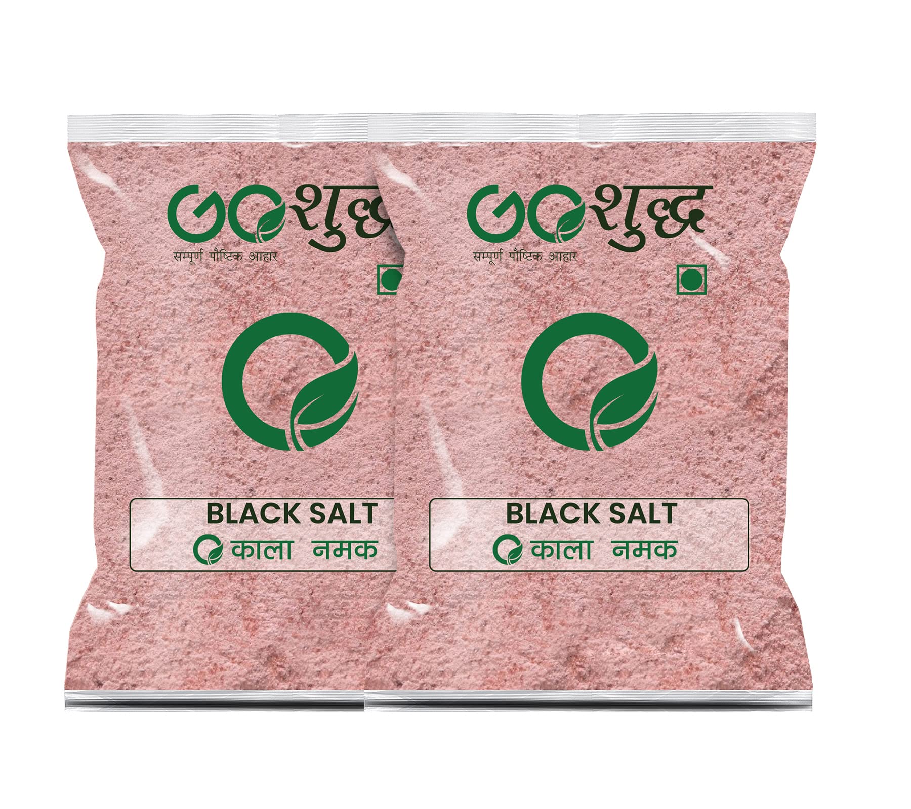 Goshudh Black Salt (Kala Namak) 1 kg Each (Pack of 2) 2000gm