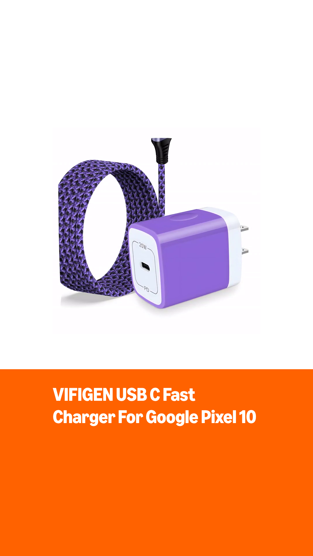 Google Pixel 10 本体 パープル USB-Cケーブル付 Amazon.com: USB C Cube Pixel 10a Fast Charger for Google Pixel 10a