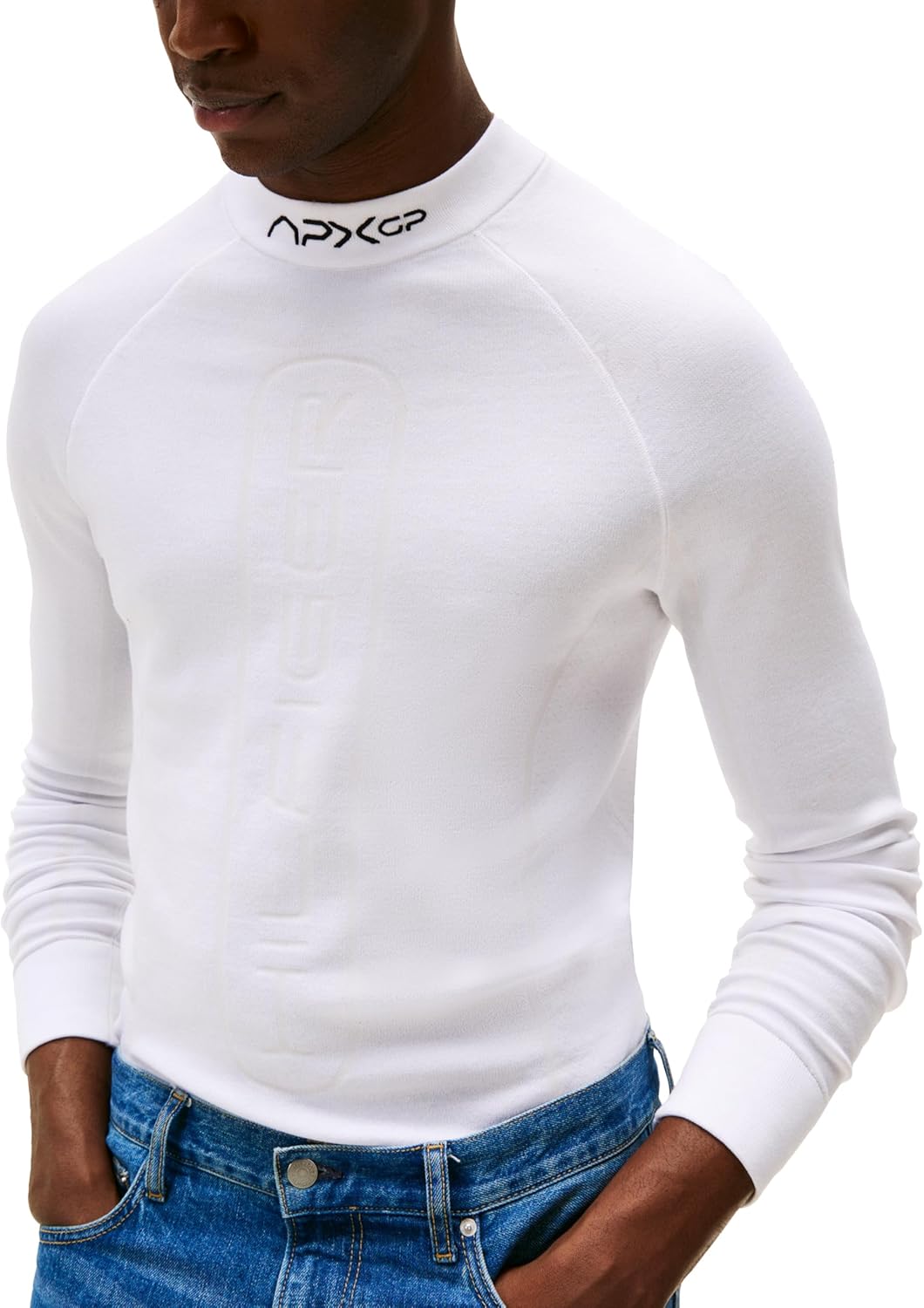 Tommy Hilfiger Men's APXGP Collection Mockneck Sweater