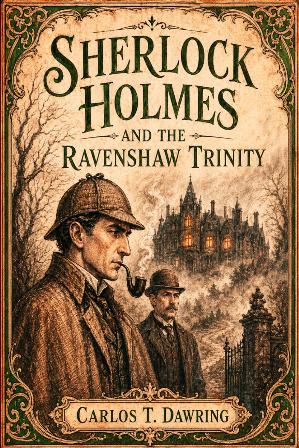 SHERLOCK HOLMES AND THE RAVENSHAW TRINITY: A Case of Deception, Blood, and Divided Guilt (The Carlos T Dawring Victorian Murder Mysteries)