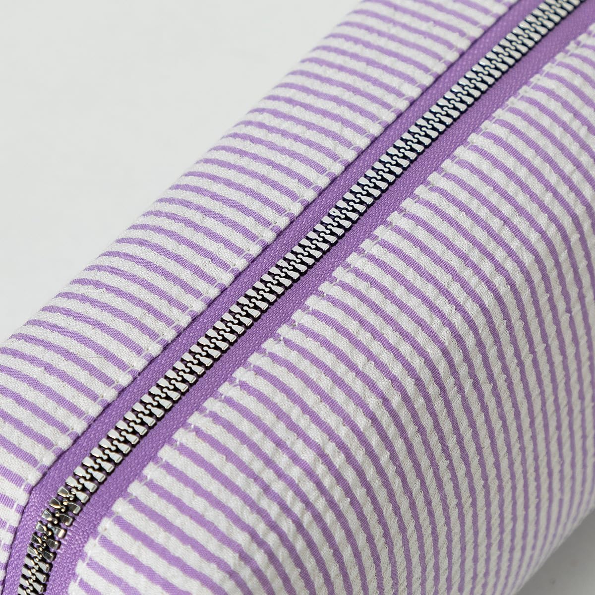 Makeup Bag Cosmetic Bag Travel Toiletry Bag Aesthetic Canvas Organizer Bag Zipper Pouch for Women (M-purple) - Image 7