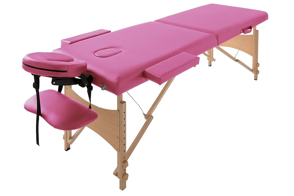 軽量折りたたみ マッサージベッド ピンク 185x70cm 軽量折りたたみ マッサージベッド ピンク 185x70cm Amazon.co.jp