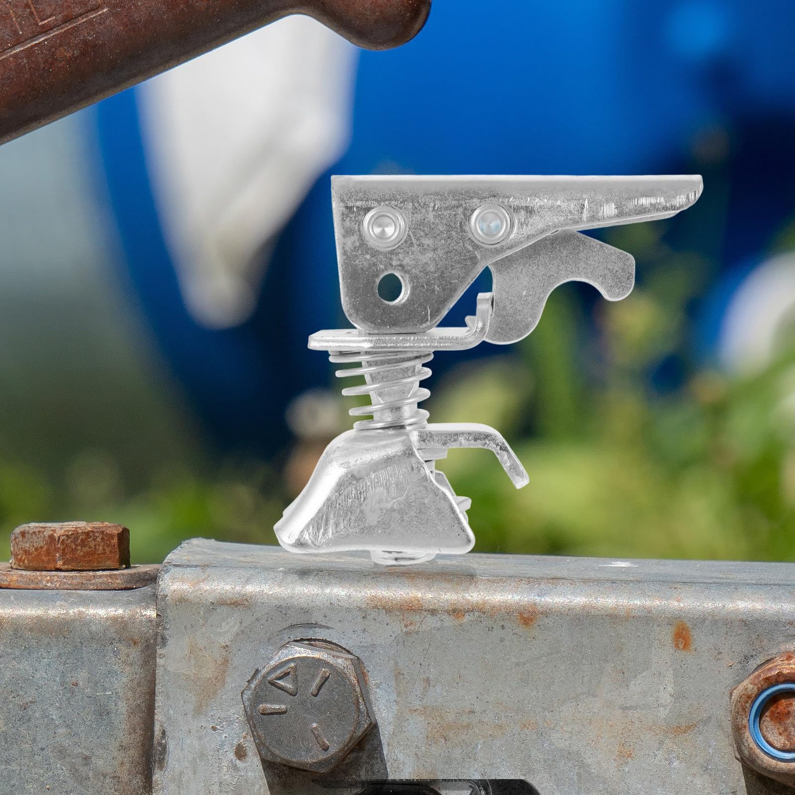 Toyvian Pestillo de Repuesto de Acero Galvanizado Plata para Bola de Enganche de Remolque Fácil de Usar Que Garantiza Seguridad para Reparación y Mantenimiento de Acopladores