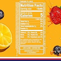 Vista 2 de Sparkling Ice, Agua con Gas de Limonada de Bayas, Agua Saborizada Sin Azúcar, con Vitaminas y Antioxidantes, Bebida Baja en Calorías, Botellas de 17