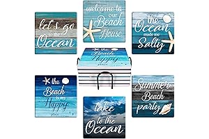 Whaline Coasters Beachy