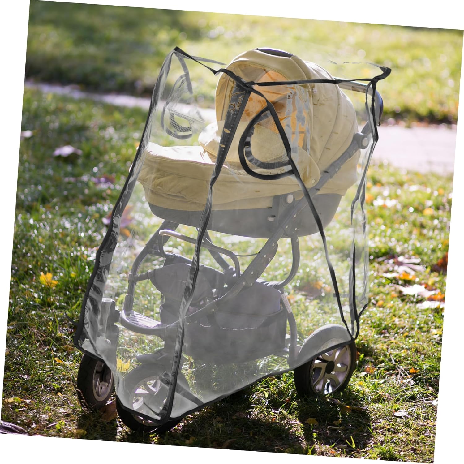 Rainproof Stroller Cover Windproof for Jogger and Car Seat Stroller Rain Gear Winter Cover