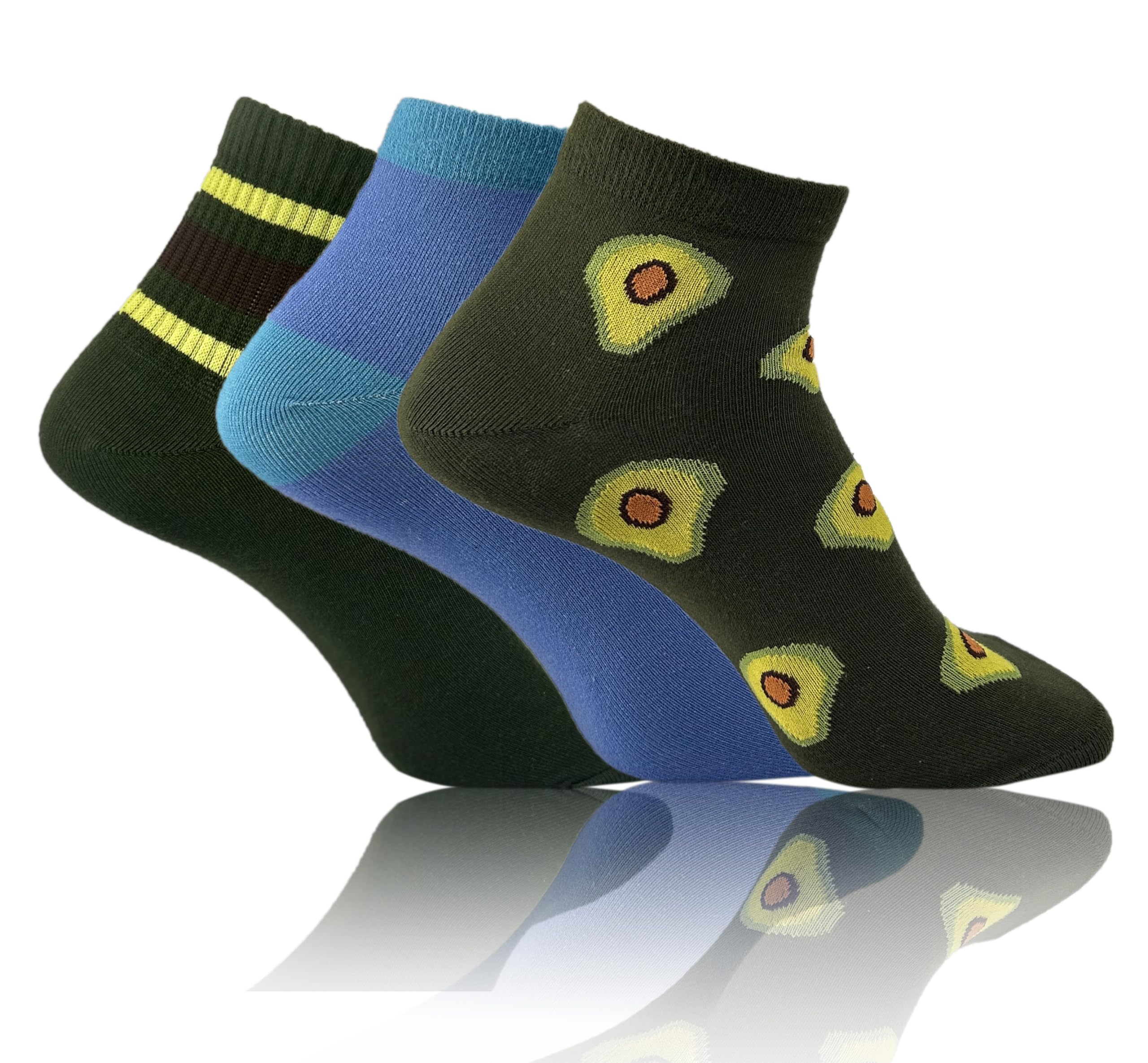 trazo Men's Cotton Ankle Length Socks Pack Of 3-picture-13