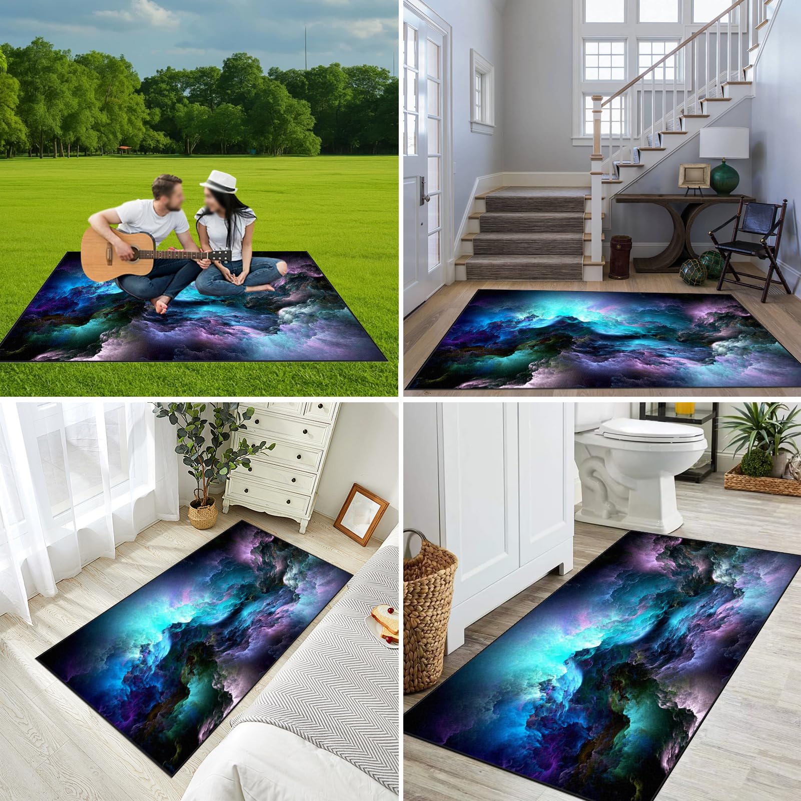Tapis Chaise Gaming Antidérapant, 100 x 120 cm Tapis de Chaise à Rouler, Tapis de Chaise de bureau pour ordinateur en bois dur, Tapis Potection de Sol Tapis Protecteur de Sol pour fauteuils de Gaming