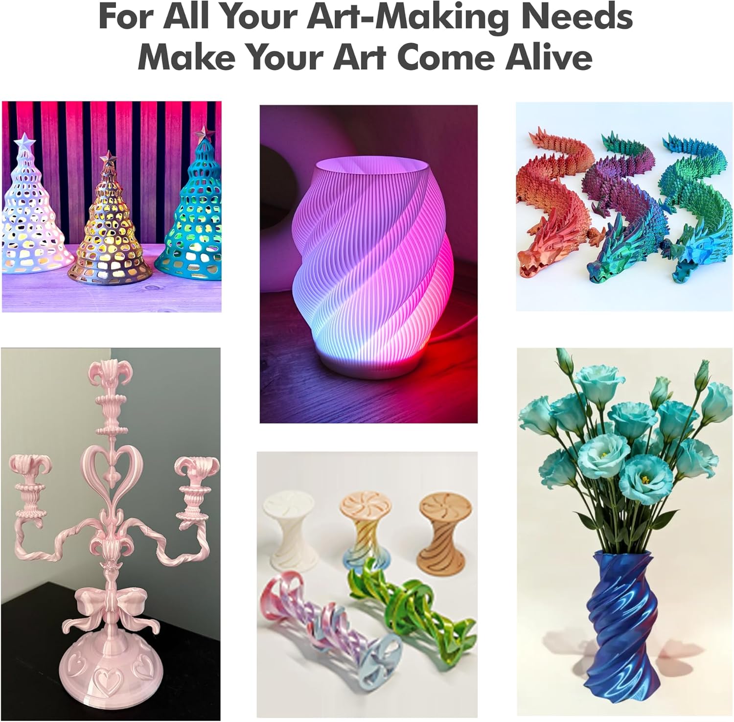 1.75mm PLA 3D Printer Filament Bundle, Silk Velvet Texture Multicolor,Individually Vacuum,High Precision Eco-Friendly Material，4 Spools 200g Each