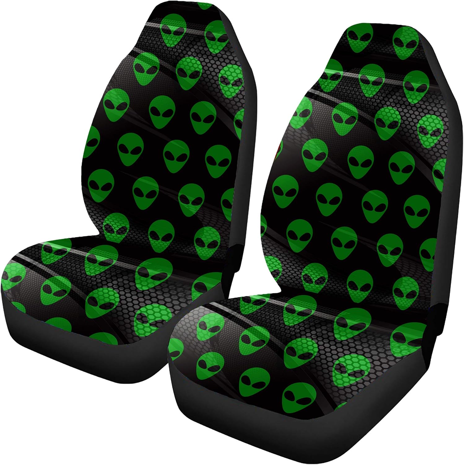 Car Seat Cover Set (Front Pair) (Alien)