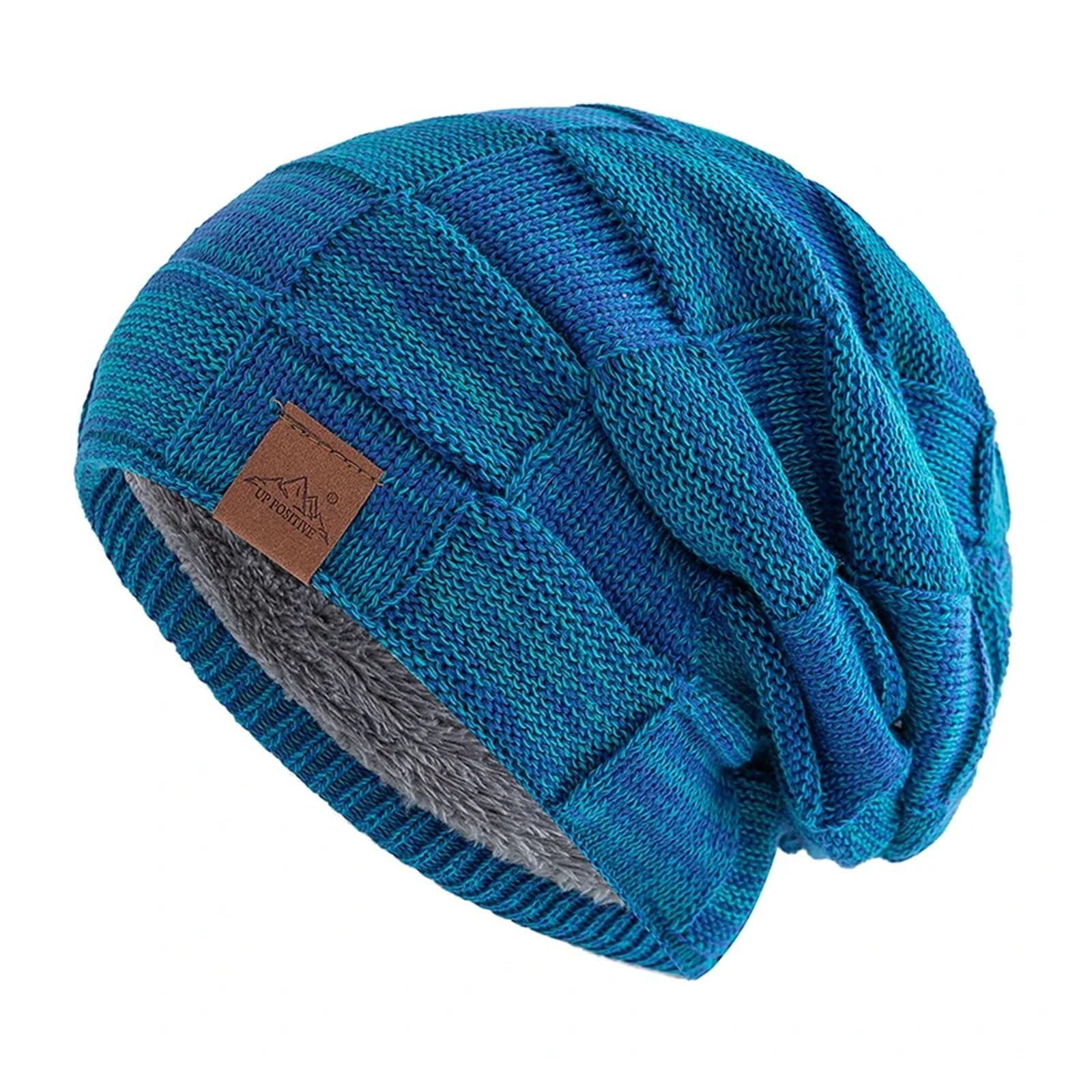 Gorro de invierno para mujer que combate el frío con tejido cálido y estilo holgado 7