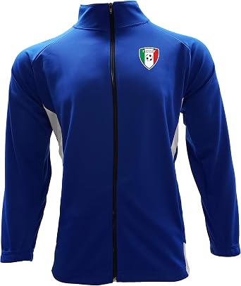 ARZA Mens Track Jacket Italy Color Blue/White