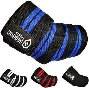 Weight Lifting Elbow Wraps - Pair