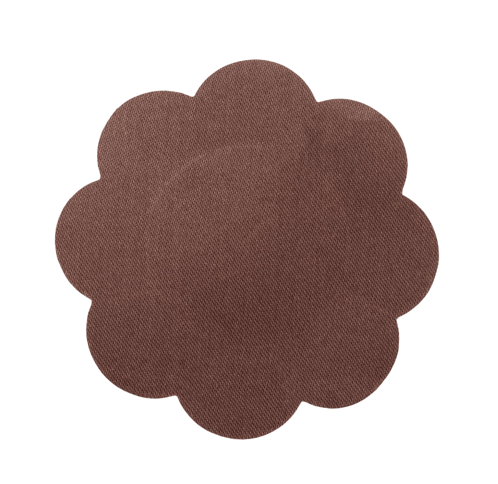 Bye Bra Women's Brown Adhesive Breast Lift Tapes, Invisible, Push Up, A-C, Satin Nipple Covers (A-C)