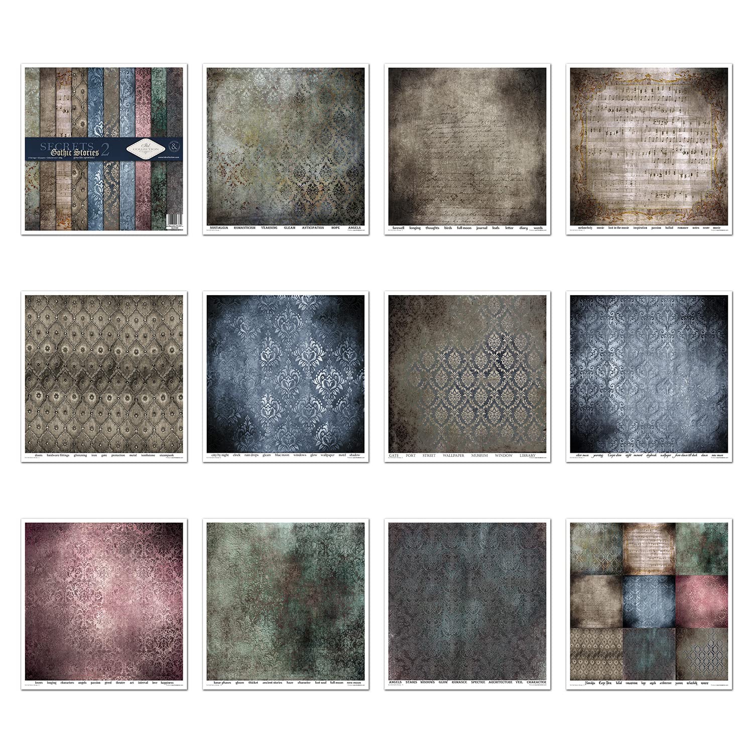 ITD Collection, Decoupage Paper, Decopatch Paper 310 x 320 mm, Scrapbooking - Image 2