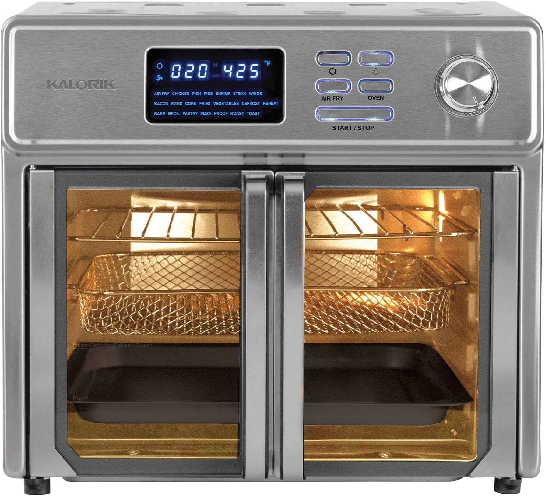 Kalorik 26 QT Digital Maxx Air Fryer Oven with 7