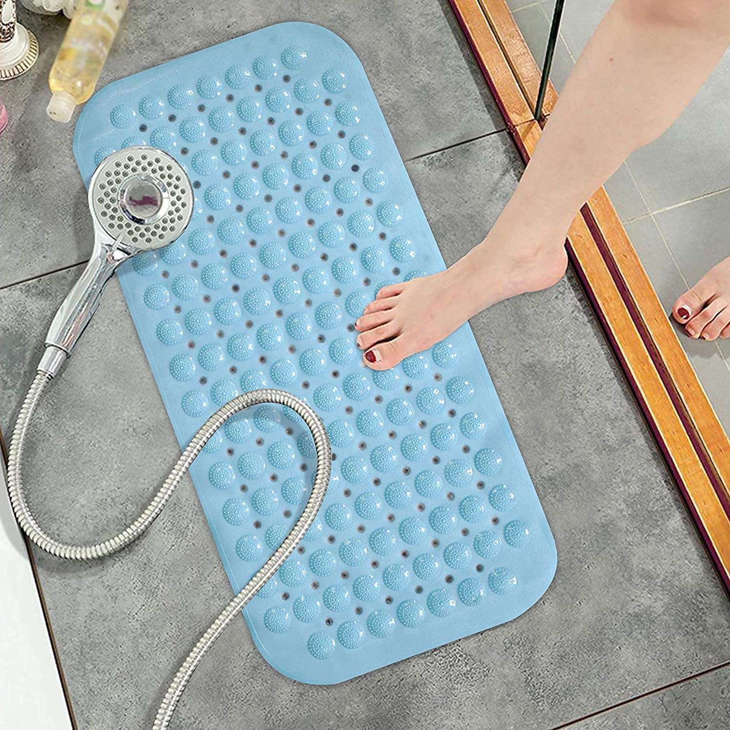 Bathroom mat Anti Beige Combo Back View