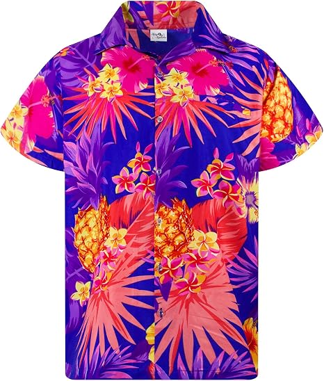 King Kameha Funky Hawaiian Shirt Men 