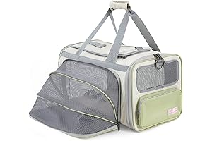 Pawaii Pet Carry On Bag, Airline Approved Soft Sided Pet Travel Carrier,...