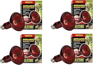 Exo Terra Heat-Glo Infrared Spot Lamp, 150-Watt/120-Volt (4 Pack)