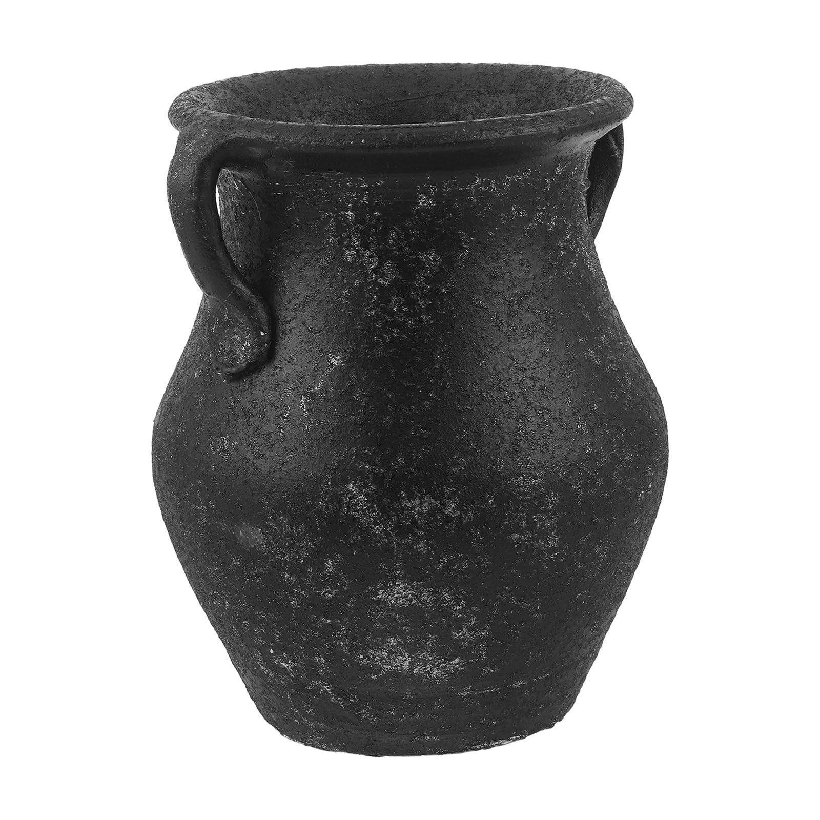 ifundom Porte-ustensiles Vintage en Céramique Noire pour Comptoir