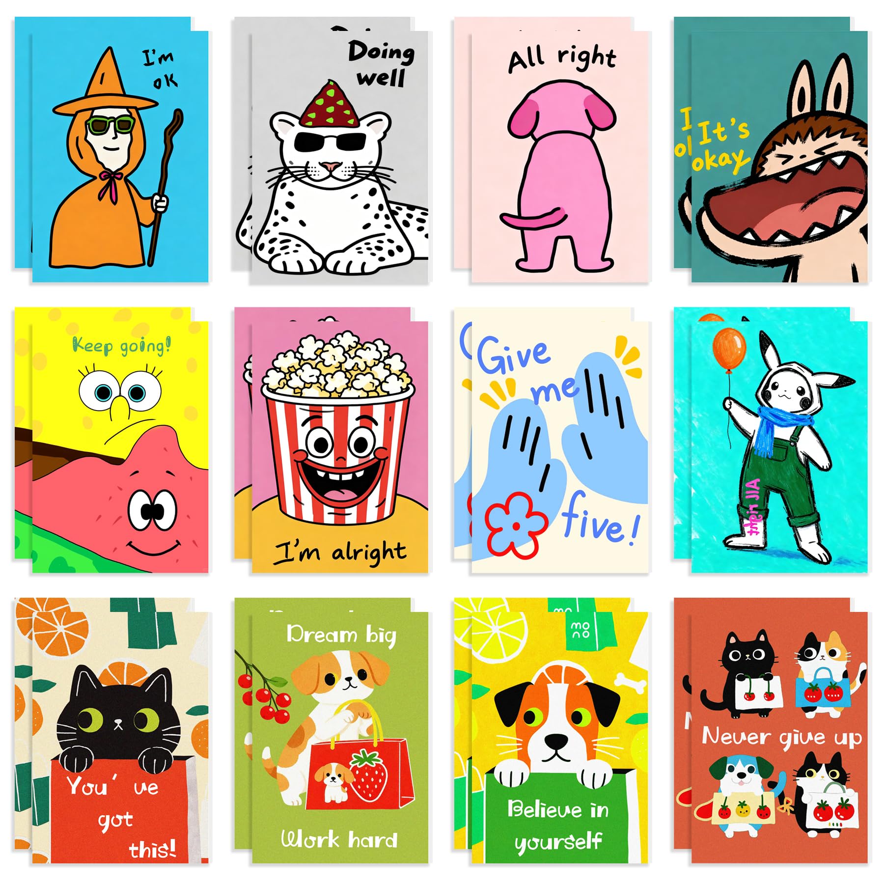 Lot de 48 mini carnets de poche 2,8 x 4 pouces pour récompenses en classe