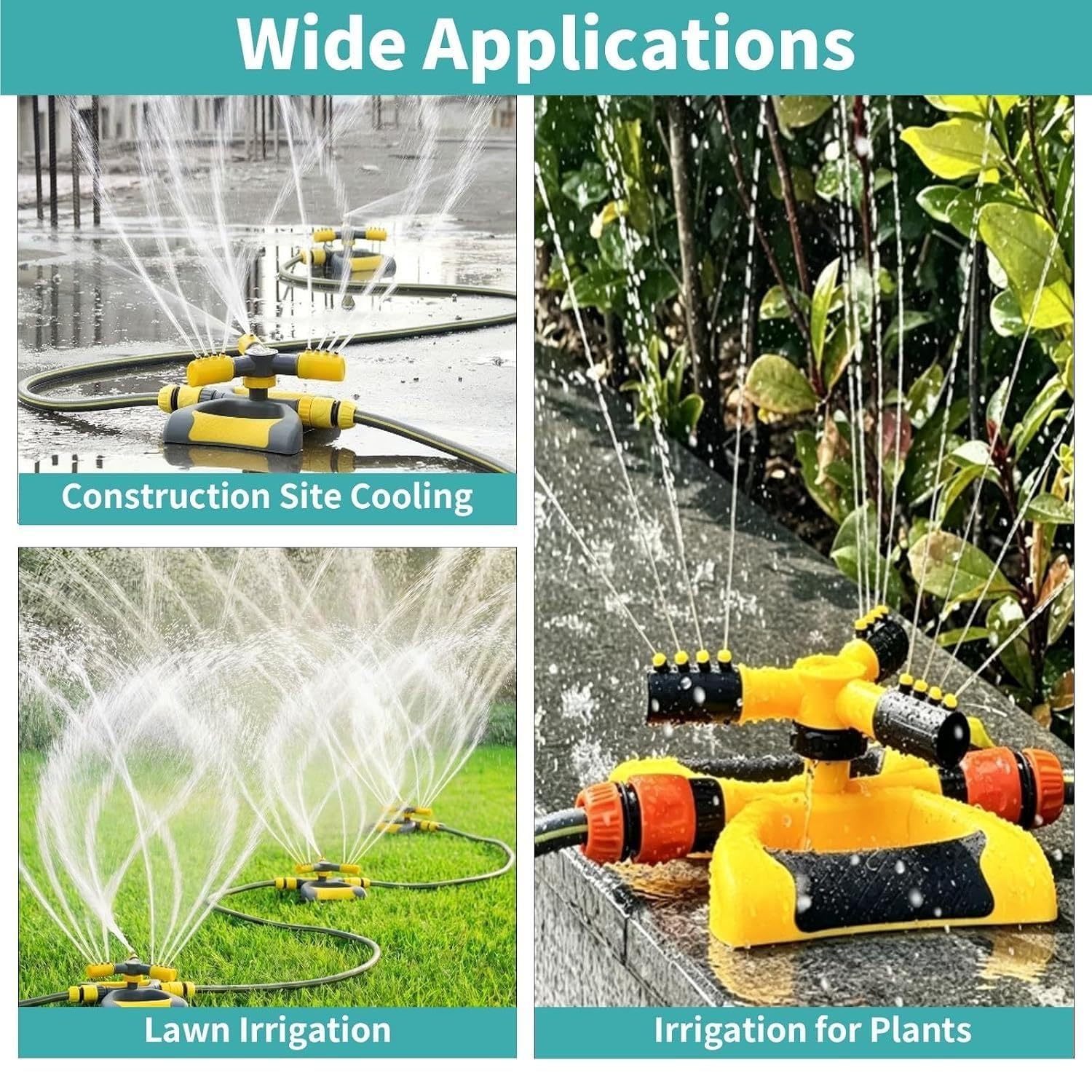 Garten Bewässerung Kit Kühlung Nebelsystem für die Bewässerung von Hofpflanzen, 360 Nebeldüse, Schnelle Installation(10m/32.8ft)
