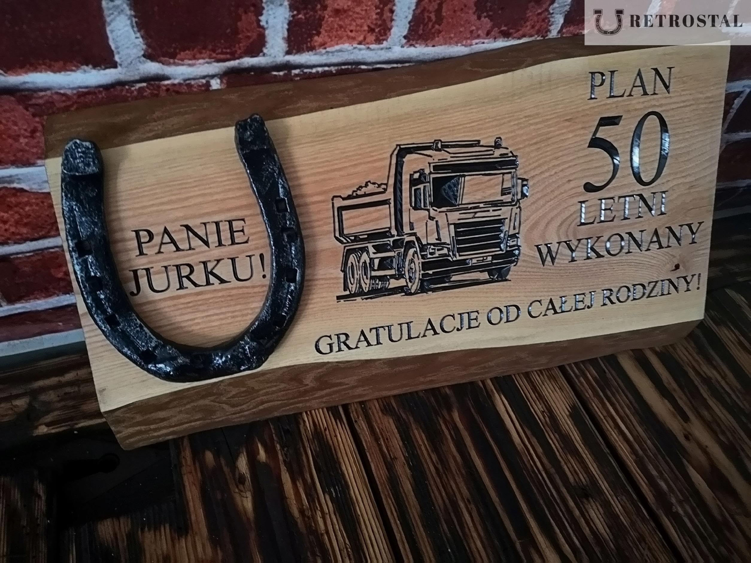 Camion à benne basculante tir verre gravé idée cadeau anniversaire conducteur