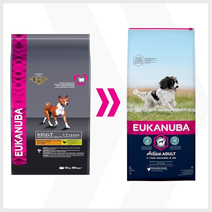 eukanuba active medium breed