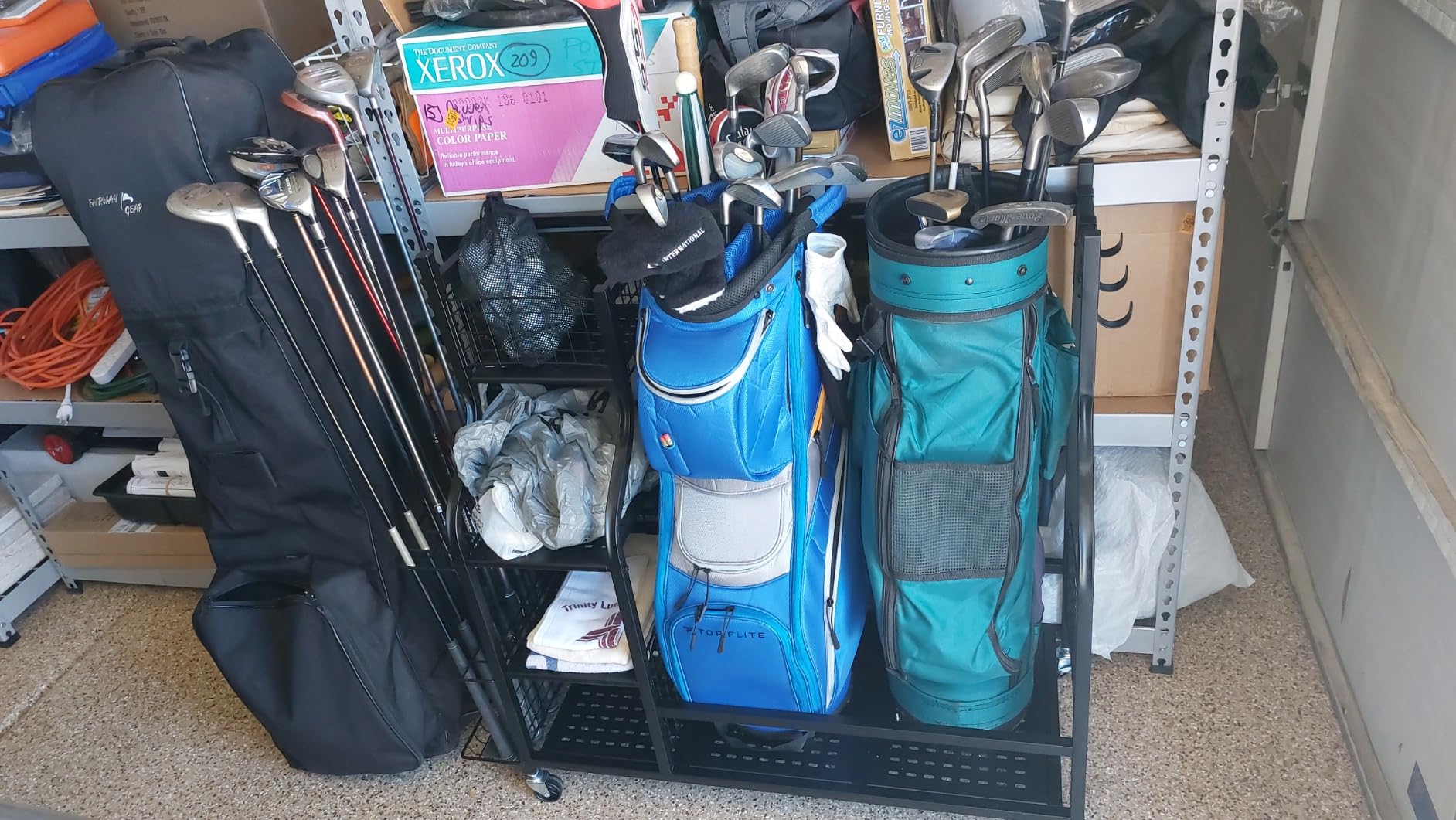 33/mo Finance Mythinglogic Golf Storage Garage Organizer, Golf Bag