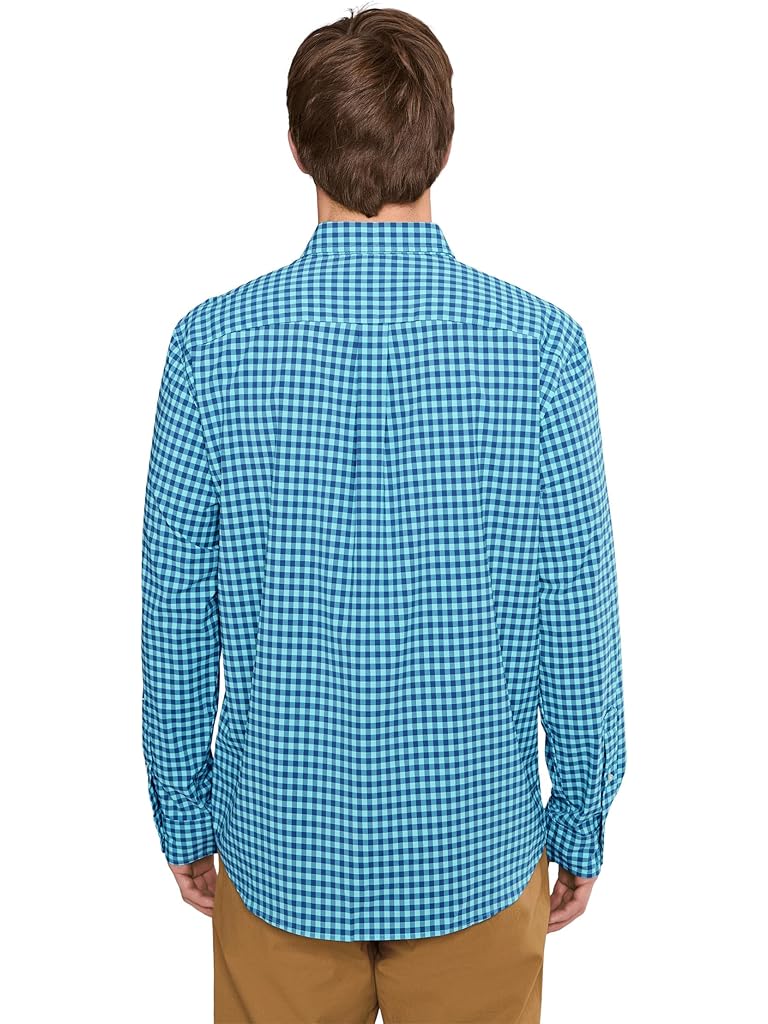 Multi Vineyard Vines Topsail Gingham Featherweight Performance Shirt