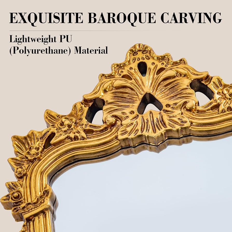 おしゃれ　ゴールド　ミラーオブジェ Amazon.com: Funerom Vintage 11.6 x 9 Inch Very Small