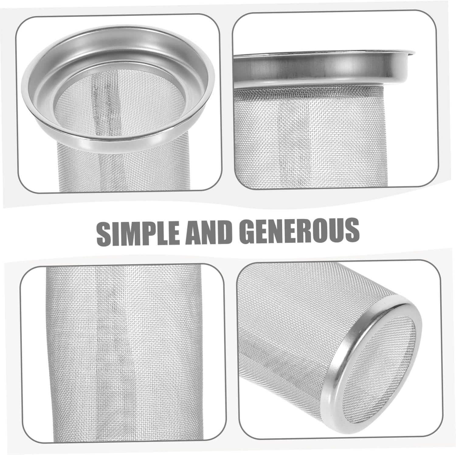 Ciieeo 5pcs Metal Teapot Strainer Tea Infuser Mesh Filter Tea Pot Supplies Home Infuser for Loose Leaf