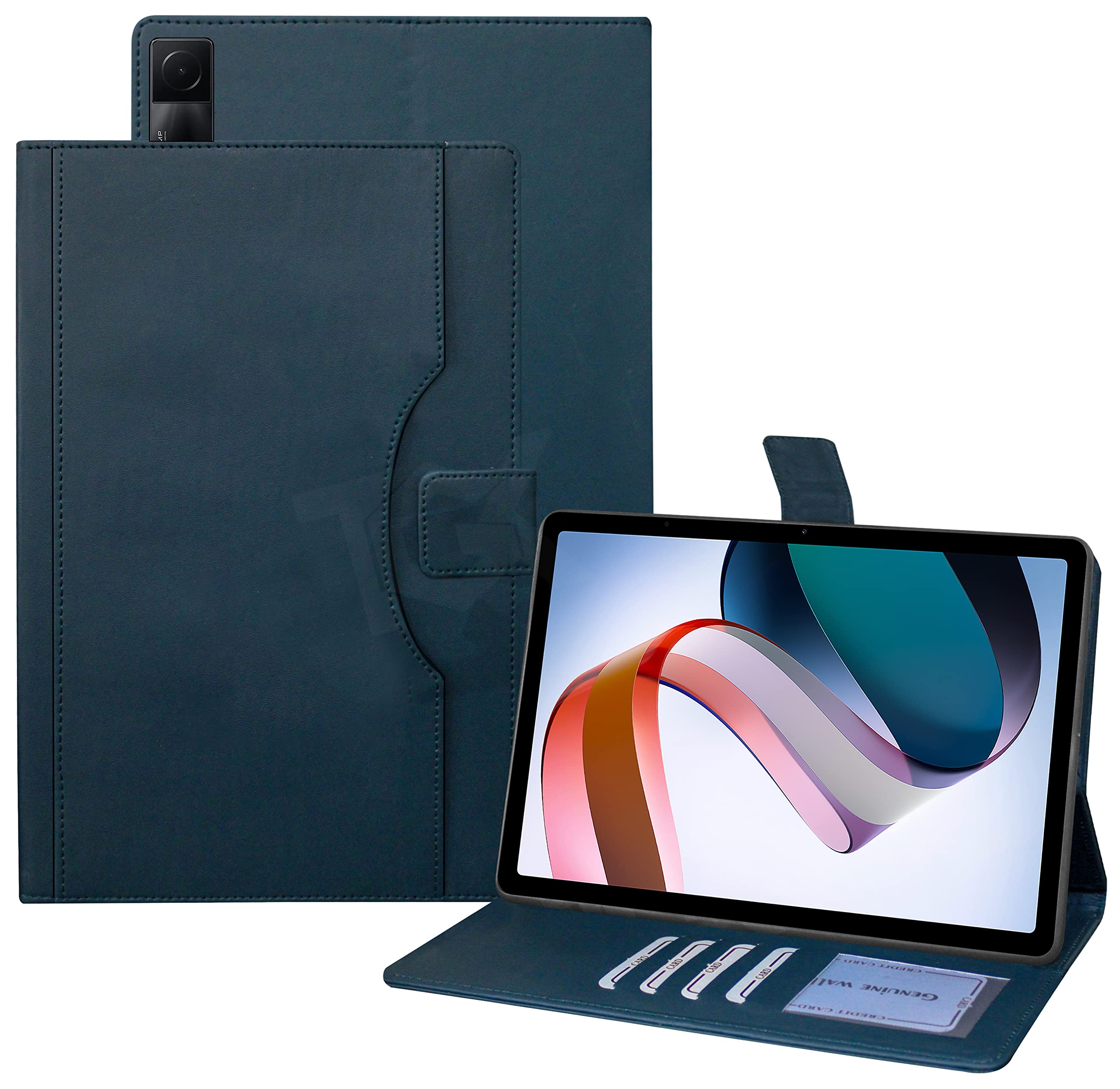 TGK Multi-Angle with Viewing Stand Leather Flip Case Cover for Redmi Pad 10.61 inch Tablet (Cerulean Blue) (B0BJK9NPLF) Amazon Price History, Amazon Price Tracker