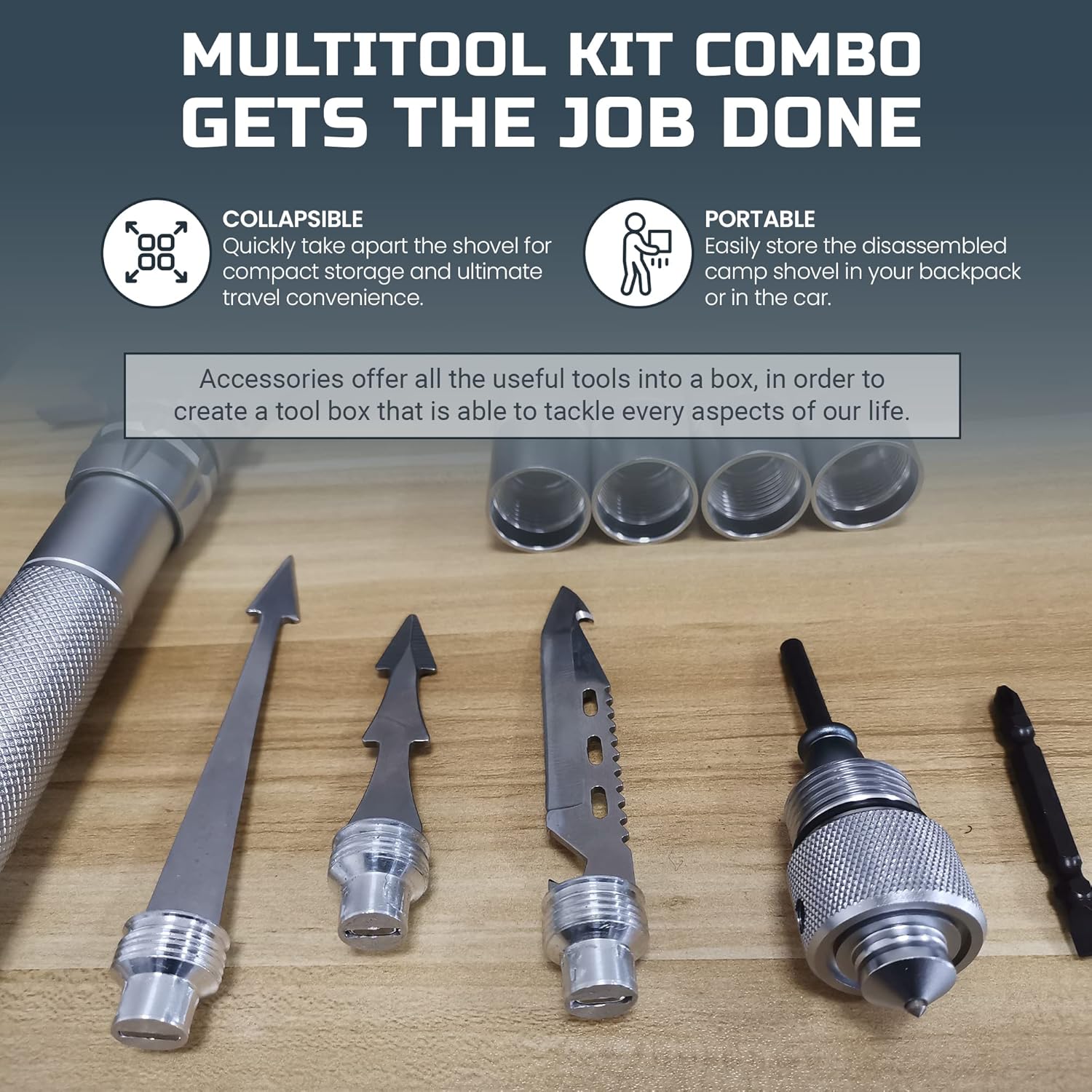 5-Star Compatible Inkjet Cartridge Survival Shovel Multitool - Tactical Shovel Entrenching Tool Multifunctional Combo : Office Products