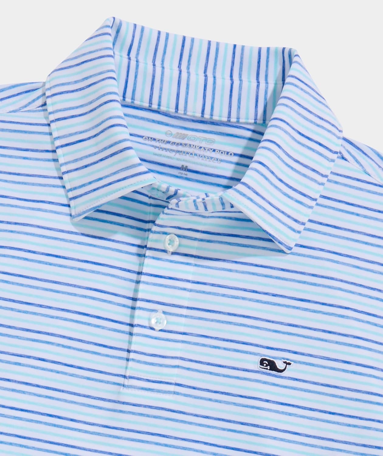 vineyard vines Boys Multi-Bradley Stripe Sankaty Polo - Image 3