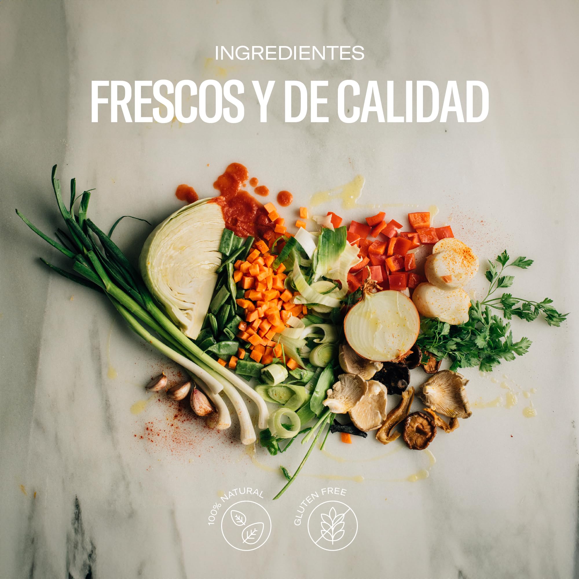 Caldo de Verduras Vegano 100% Natural Cocinado a Leña Pack 3 Litros