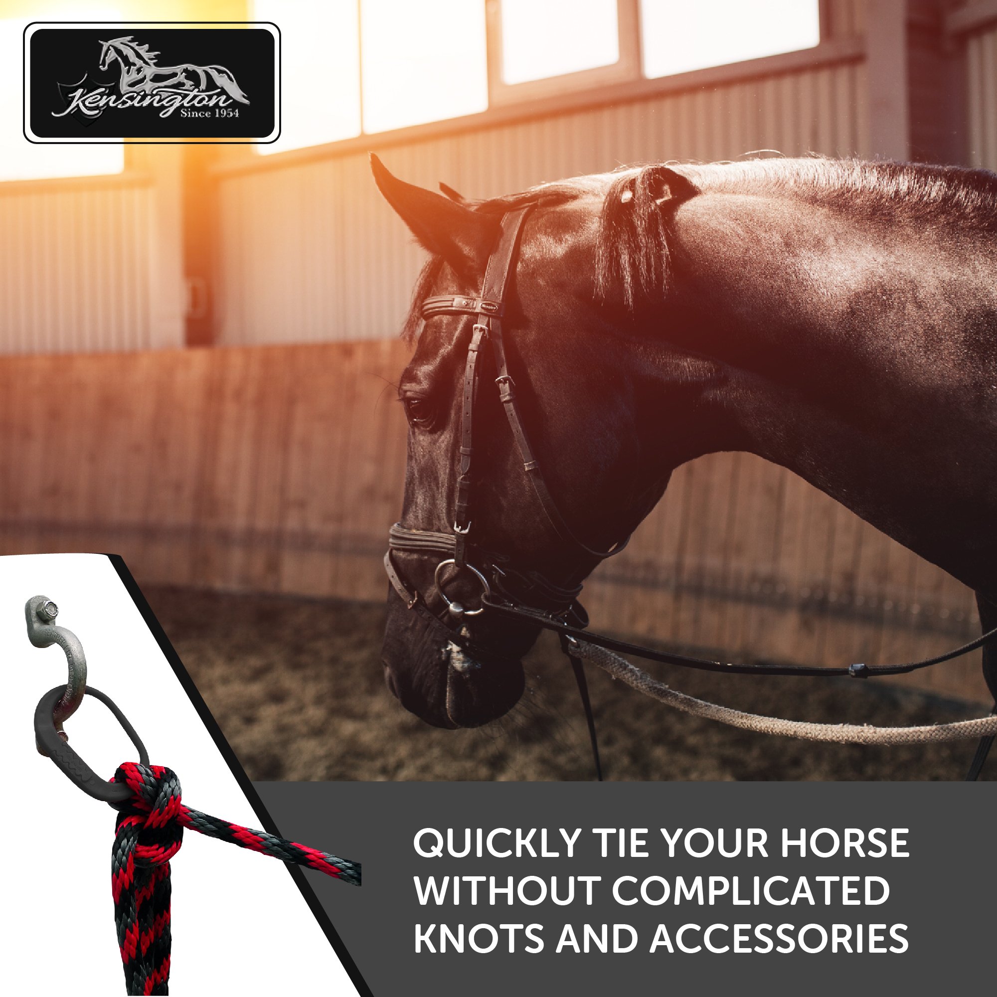 Kensington Protective Products Horse Tie — Revolutionary Safety for You