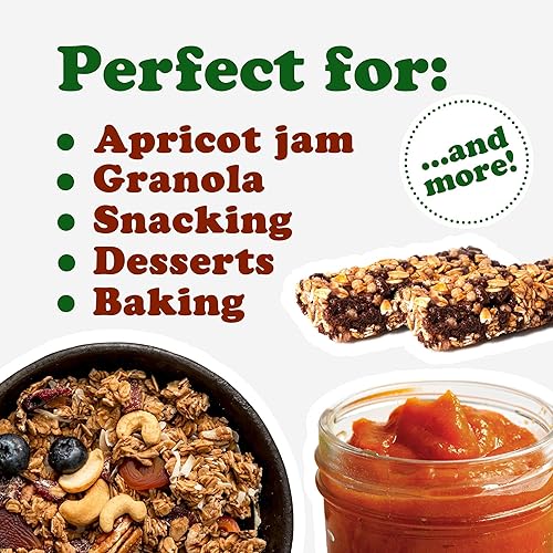 Miniatura 7 de Food to Live Albaricoques secos orgánicos, 2 libras, sin OMG, Kosher, sin sulfatos, crudos, veganos, a granel