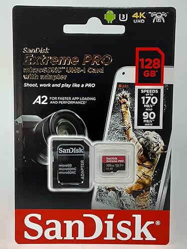 Miniatura 6 de SanDisk Extreme Pro SDXC UHS-I U3 A2 V30 128GB + adaptador SDSQXCY-128G-GN6MA