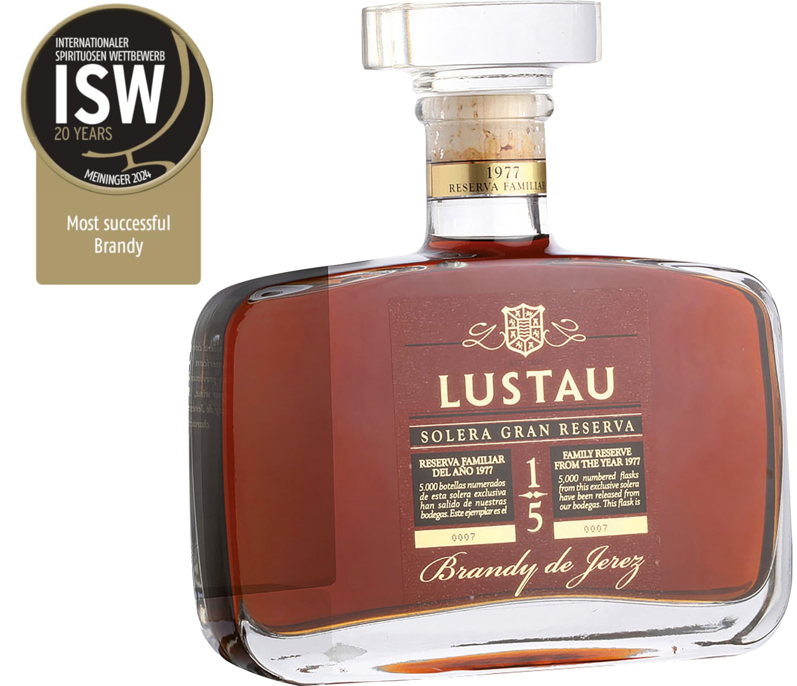 Lustau Brandy de Jerez Solera Gran Reserva Family Reserve (1 x 0.5 l)