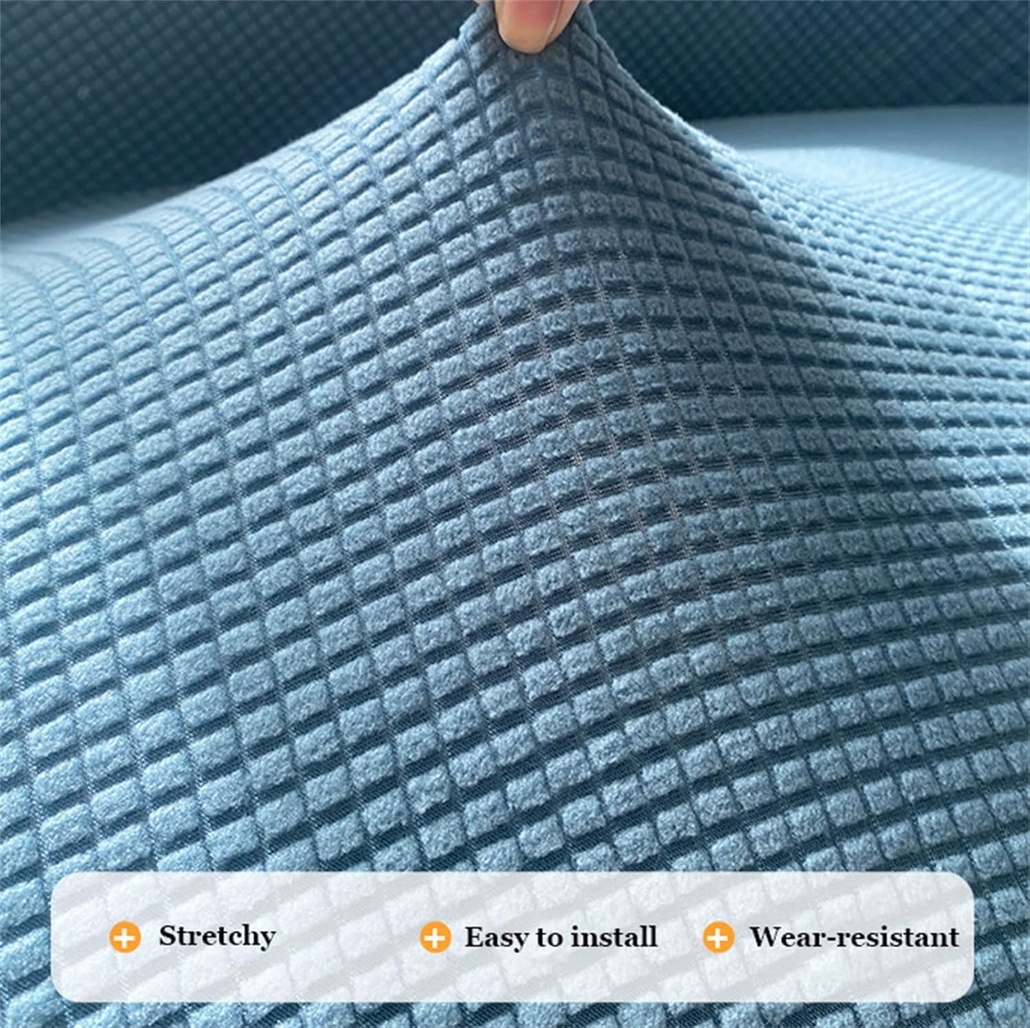 Stretch-Sofabezug mit halbrundem Design, geformter Halbrunder Sofabezug für das Wohnzimmer, waschbarer Schnittsofabezug (#1, 2 Sitze [55-73 Zoll])